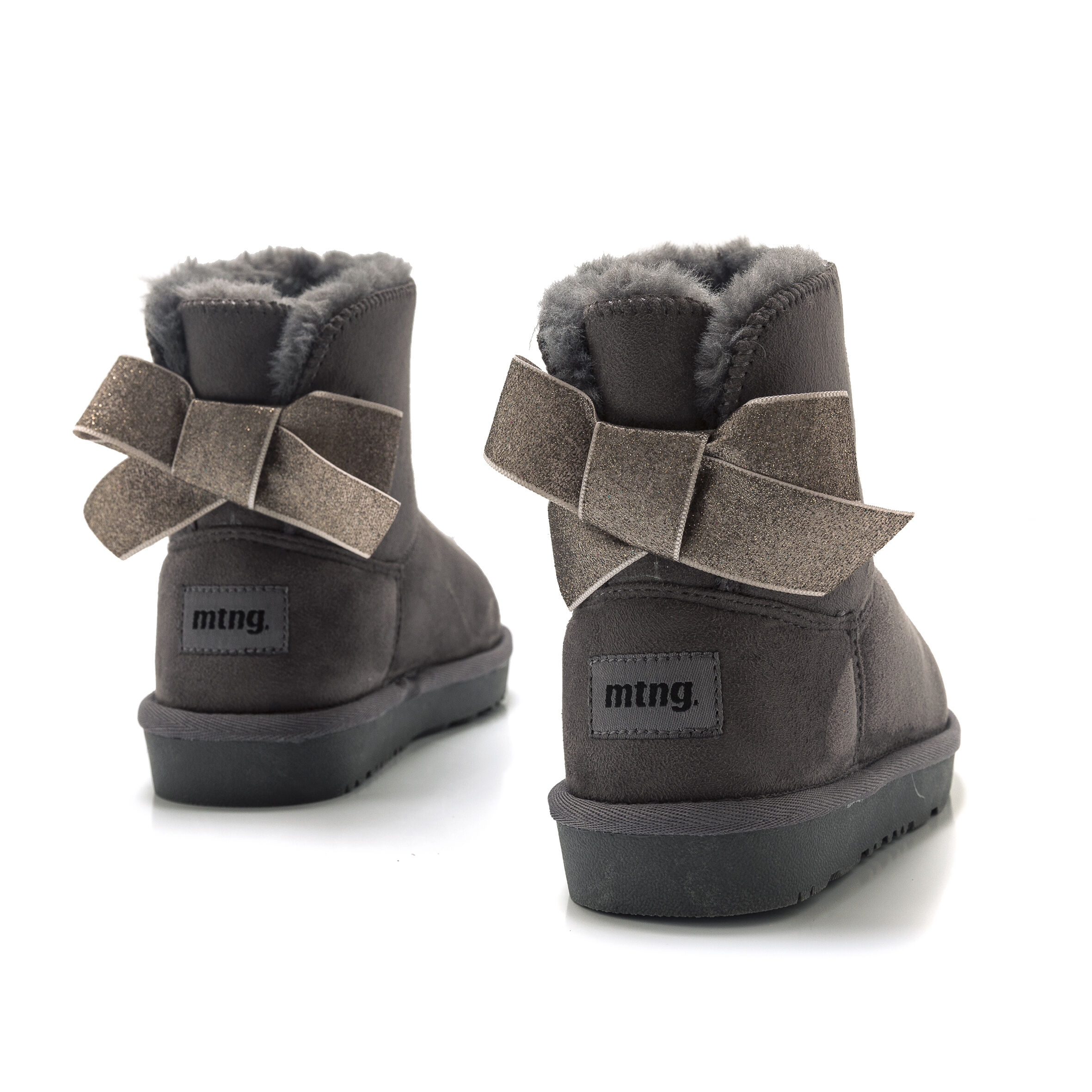 Botines store grises niña