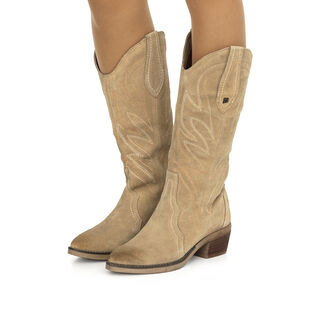justa crema Tierra Estilo cowboy mtng - Botas, botines y zuecos para mujer