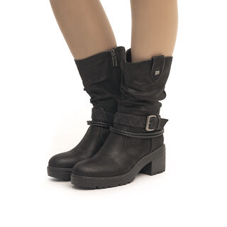 Botas Negras  Mustang Shoes