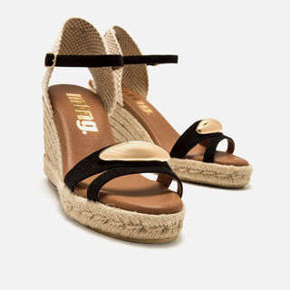 Sandales compensees pour Femme mod&egrave;le LOUISA de MTNG