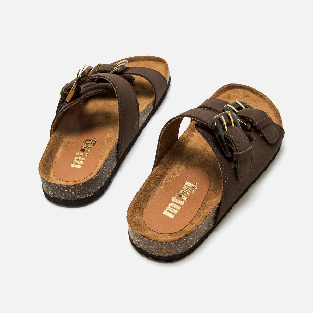 Sandales plates pour Femme mod&egrave;le LAZY de MTNG image number 2