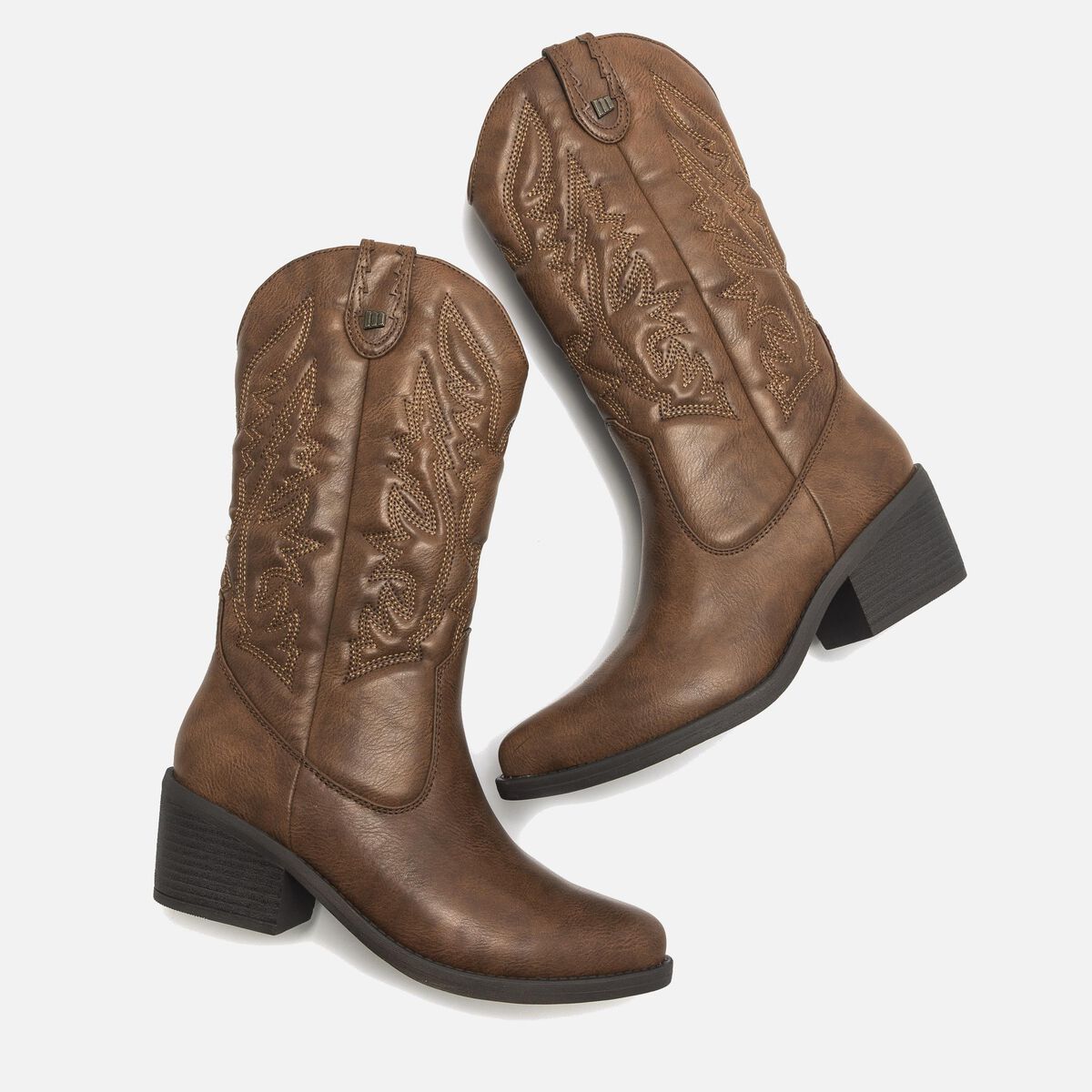 Botas cowboy Mujer MUSTANG TANUBIS marron