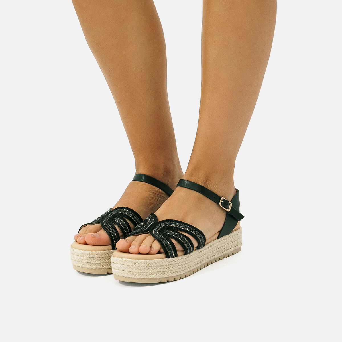 Sandales compensees pour Femme modèle AMELIE de MTNG image number 2