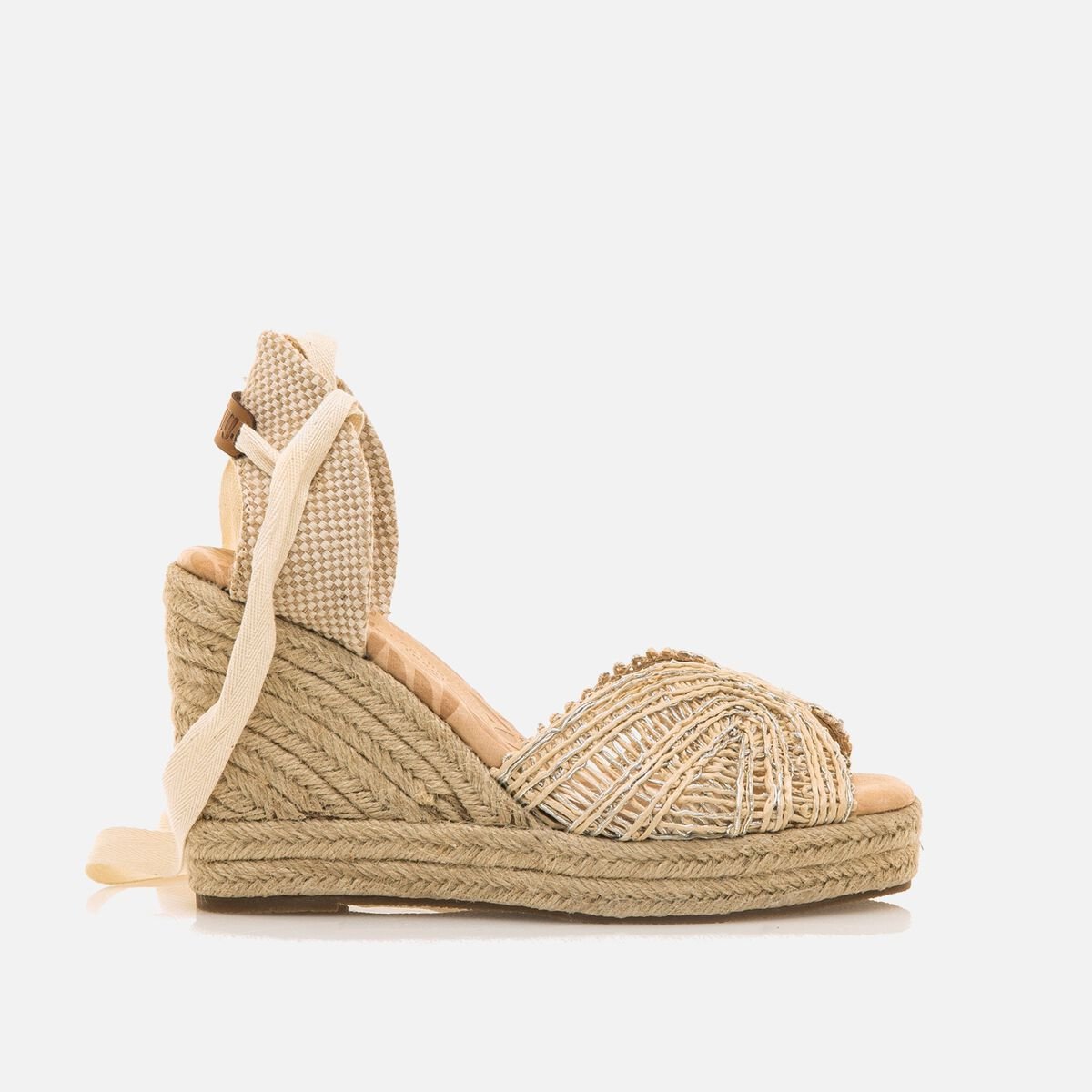 Sandalias de yute MTNG para mujer