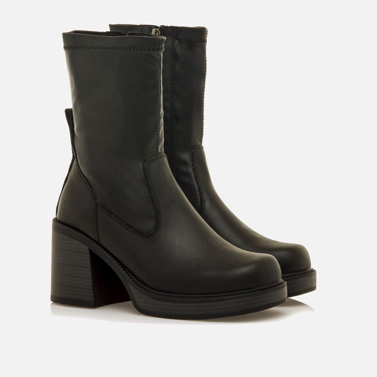Botines de tacón MTNG para mujer