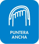 Puntera ancha icono