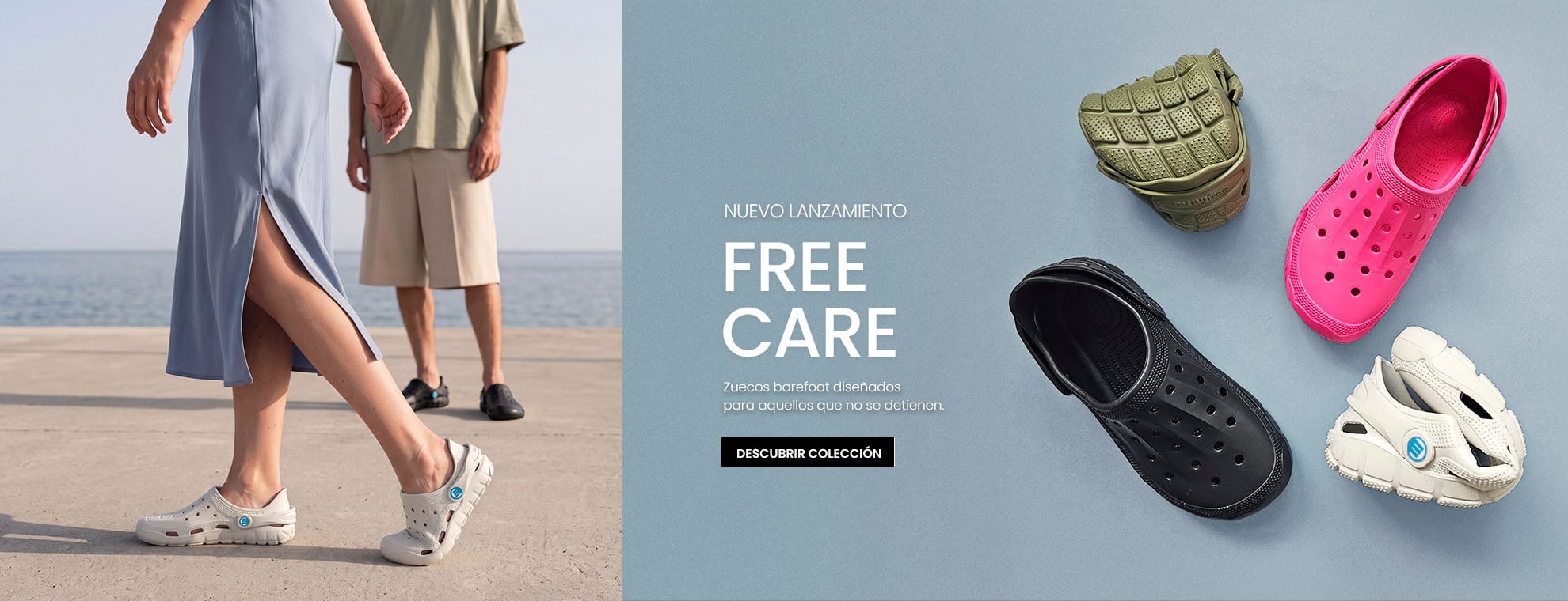 Zuecos barefoot Free Care