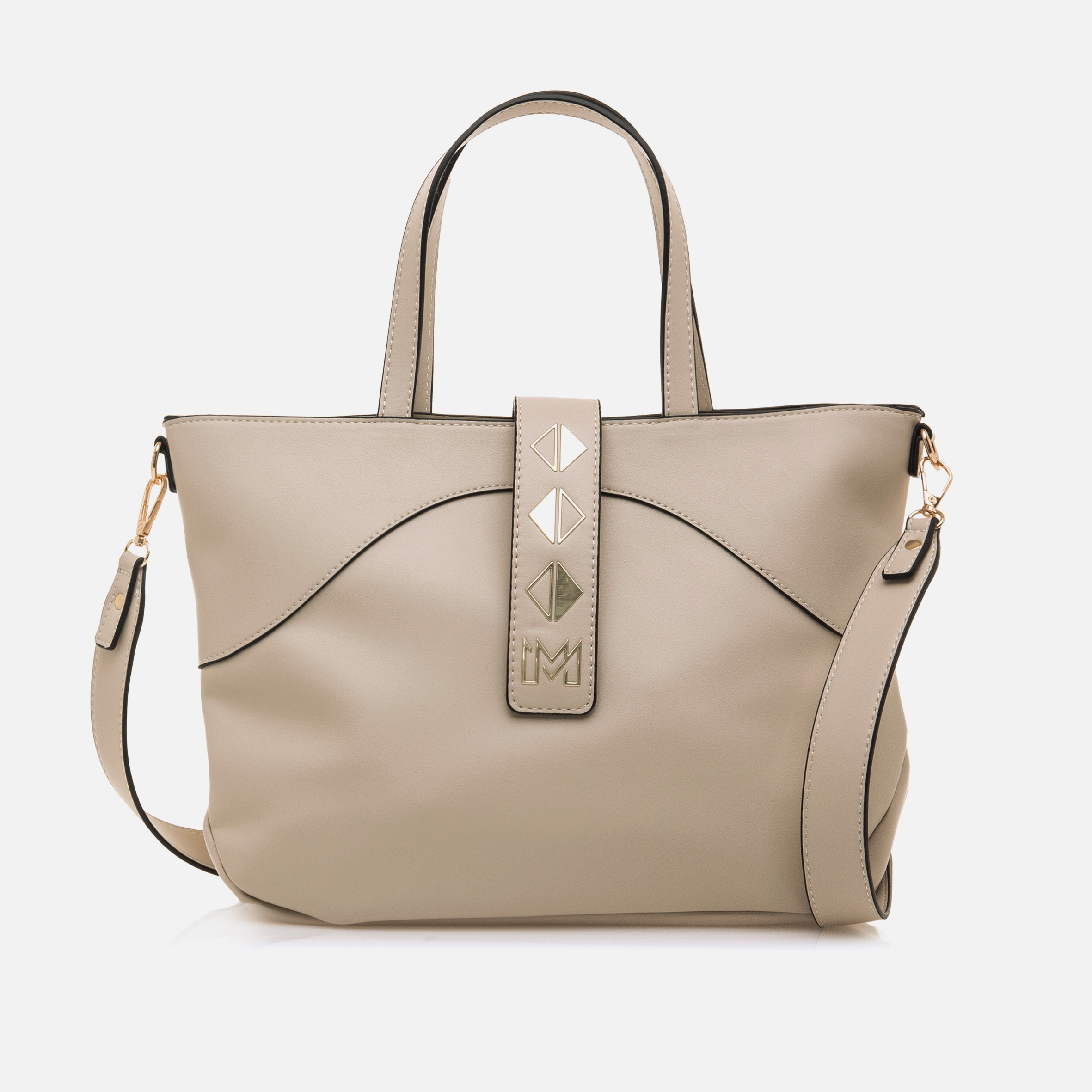 Mtng - Bolsos Malla beige de Mujer