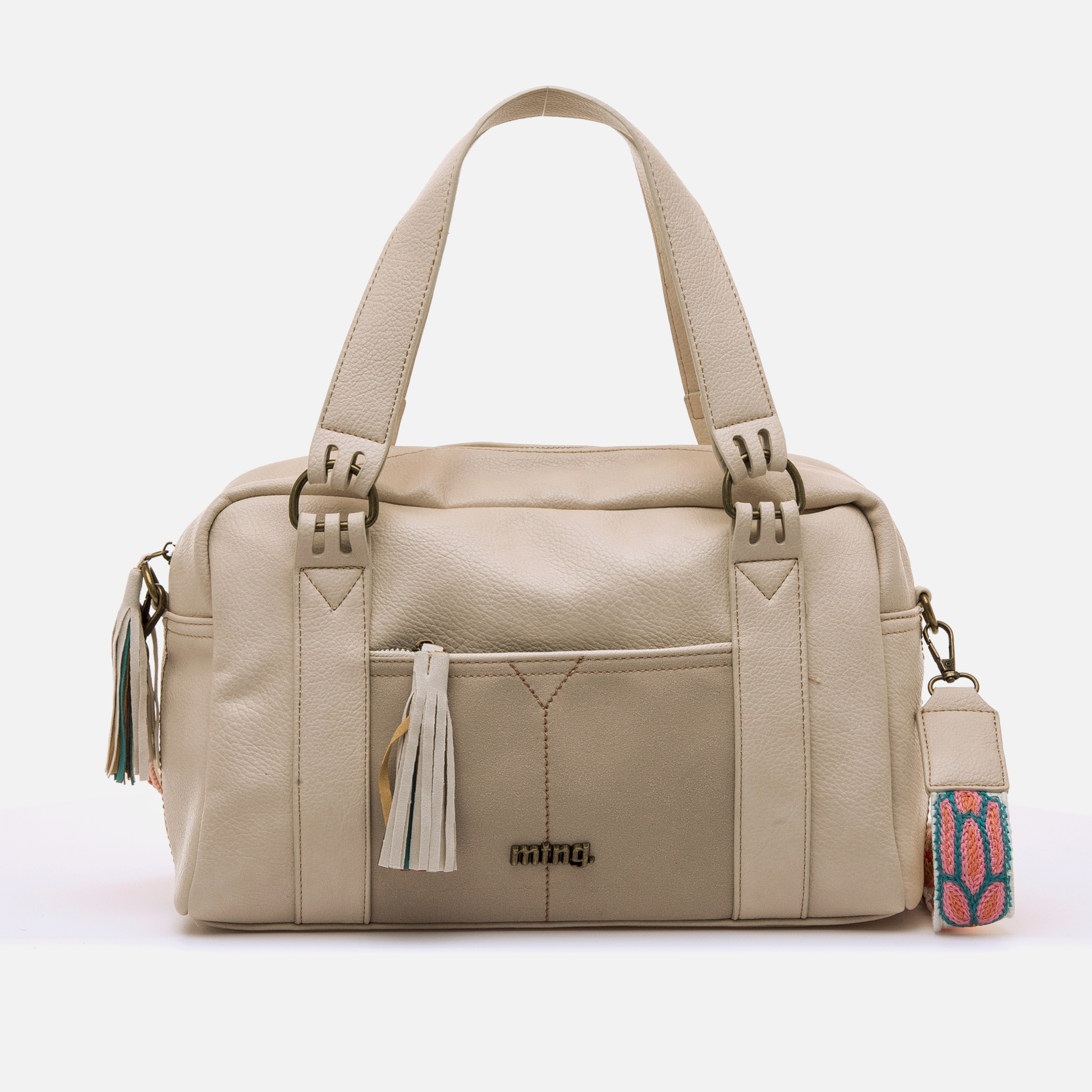 Mtng - Bolsos Aman beige de Mujer