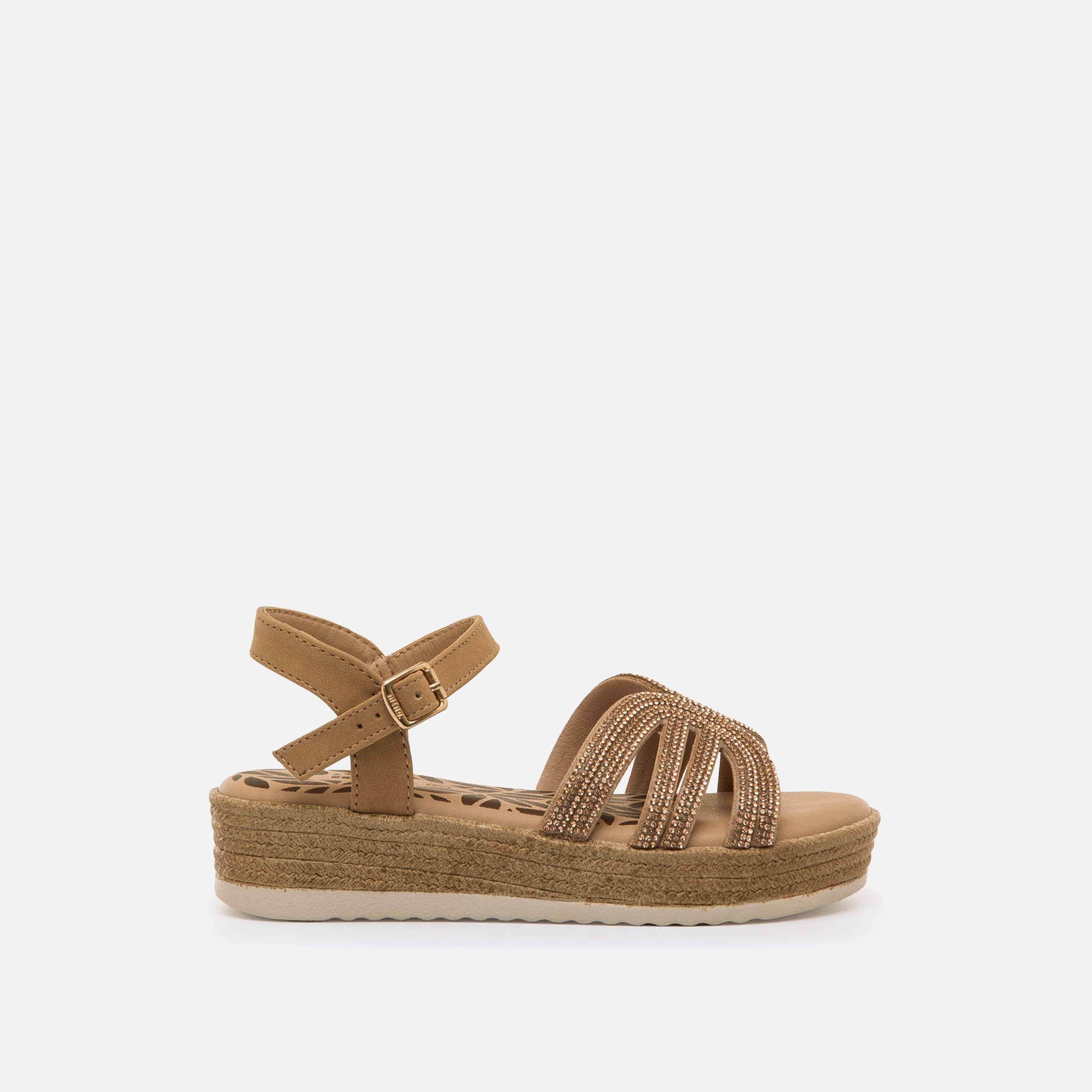 Mtng - Sandalias Aire marron de Niña